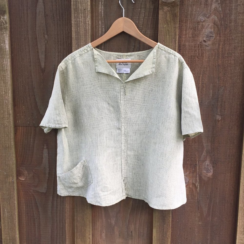 Flax by Jeanne Engelhart short sleeve top
